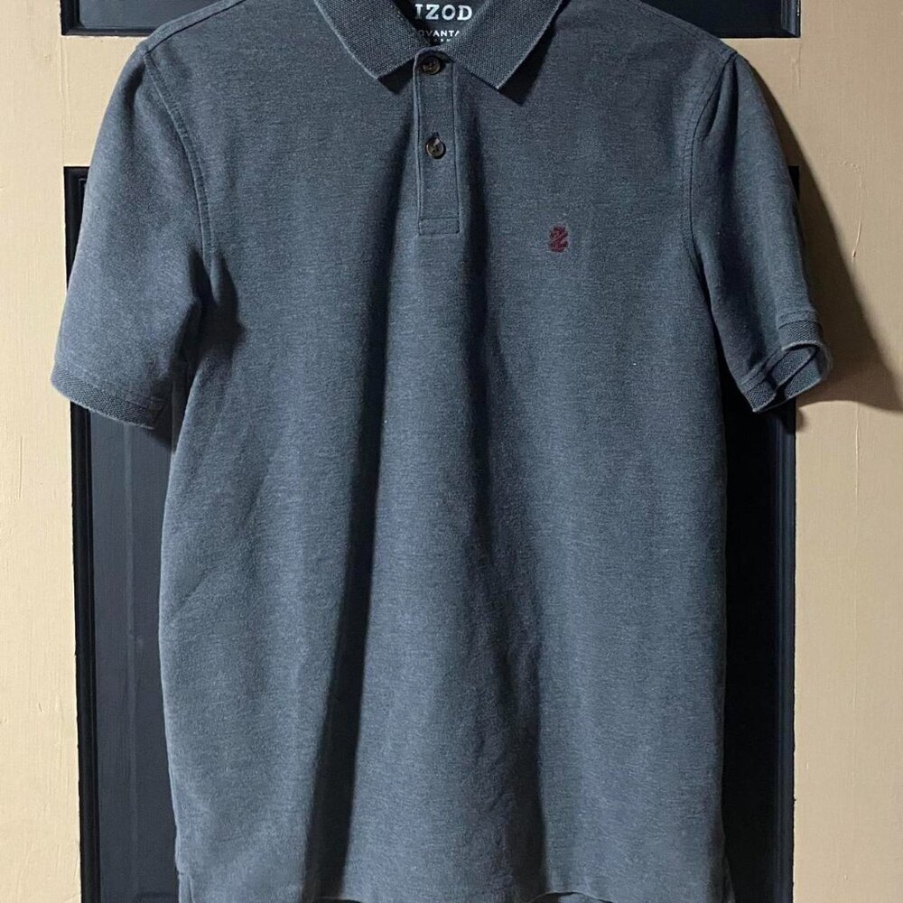 Vintage Izod Grey Polo Shirt #poloshirt #poloassn #Izod #george - Picture 6 of 8